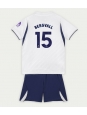 Otroške Nogometnih dresov Tottenham Hotspur Lucas Bergvall #15 Domači 2026-27 Kratki rokavi (+ hlače)